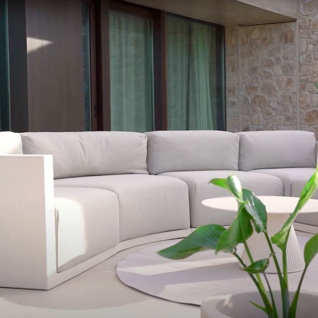 Suave Modern Garden Sofa  Vondom Luxury Exterior Furniture