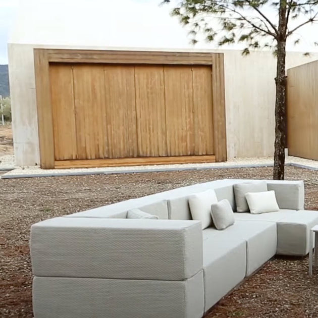 Sofas 100% exterior modulares telas impermeables
