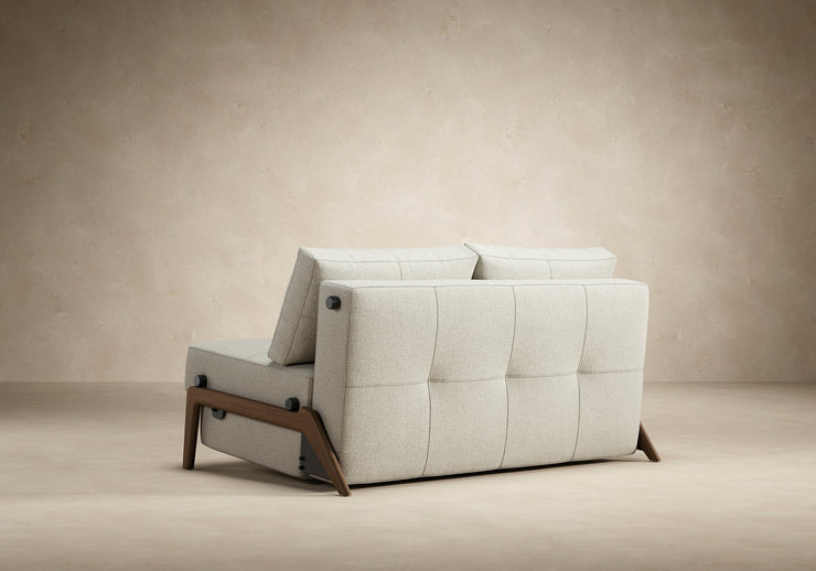 Cubed 02 Deluxe Sofa, Dark Wood Legs - Full or Queen