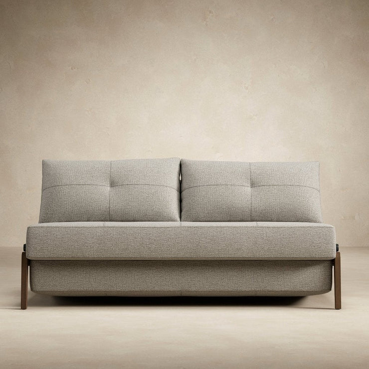 Cubed 02 Deluxe Sofa, Dark Wood Legs - Full or Queen