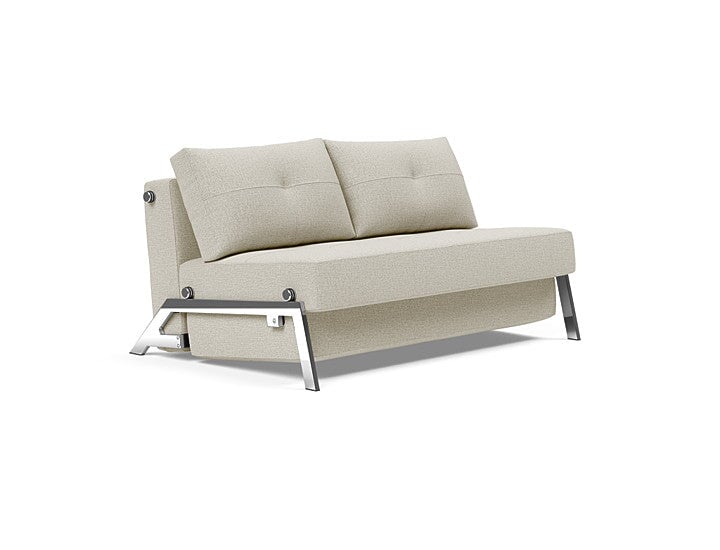 Cubed 02 Deluxe Sofa, Chrome Legs - Full or Queen