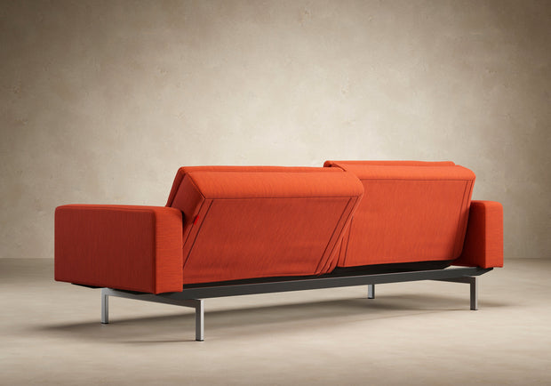 Dublexo Stainless Steel Sofa w/Arms