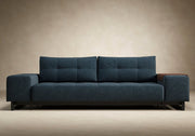 Grand D.E.L Sofa, Black Wood - Queen