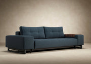 Grand D.E.L Sofa, Black Wood - Queen