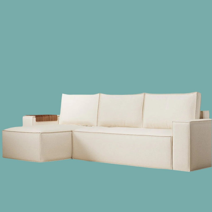 Newilla Sofa Bed w/Lounger - Wide Arms