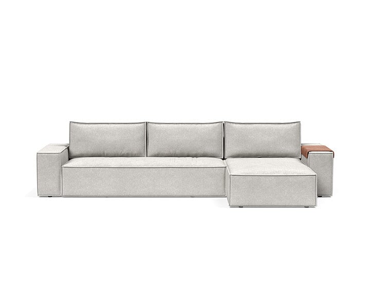 Newilla Sofa Bed w/Lounger - Wide Arms