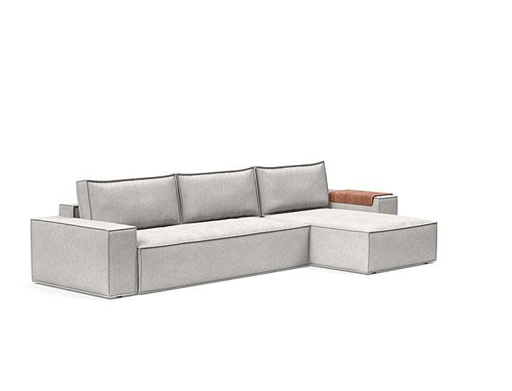 Newilla Sofa Bed w/Lounger - Wide Arms