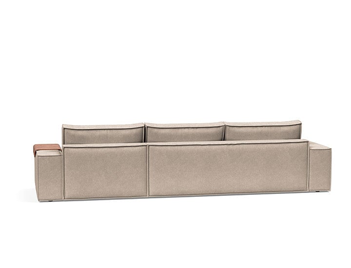 Newilla Sofa Bed w/Lounger - Wide Arms