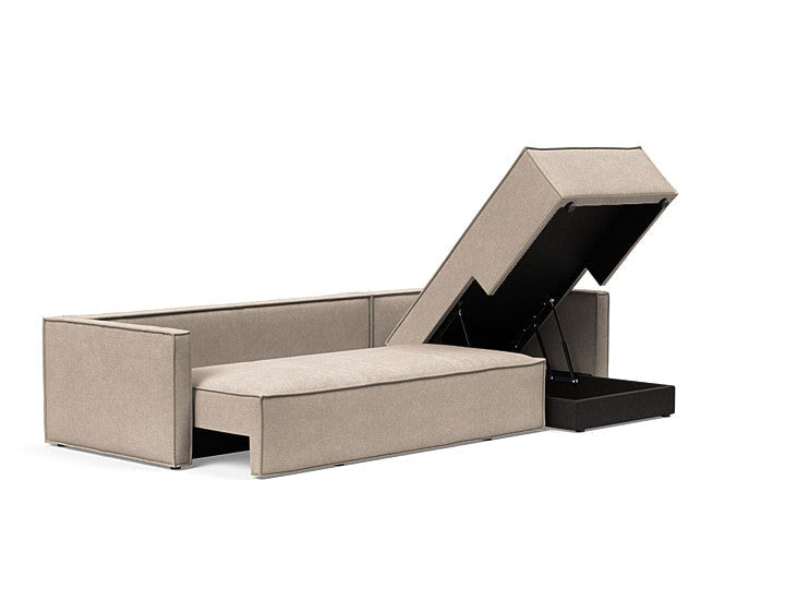 Newilla Sofa Bed w/Lounger - Slim Arms