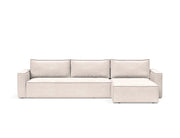 Newilla Sofa Bed w/Lounger - Standard Arms