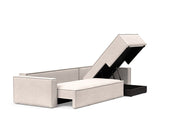 Newilla Sofa Bed w/Lounger - Standard Arms