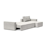 Newilla Sofa Bed w/Lounger - Standard Arms