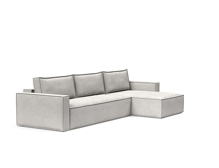 Newilla Sofa Bed w/Lounger - Standard Arms