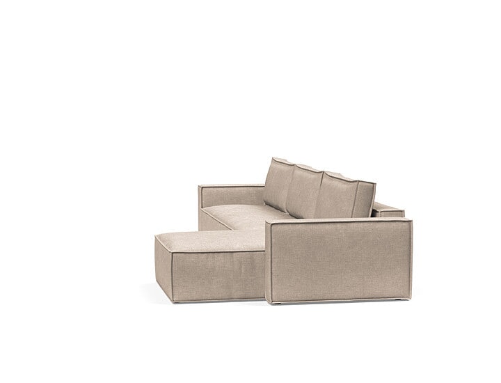 Newilla Sofa Bed w/Lounger - Standard Arms