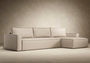 Newilla Sofa Bed w/Lounger - Standard Arms