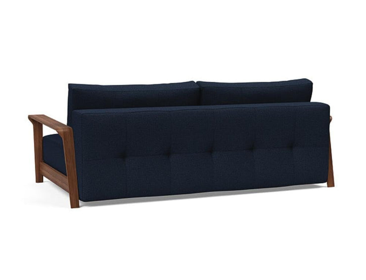 Ran D.E.L Sofa, Walnut Arms - Queen