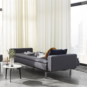 Dublexo Deluxe Sofa w/Arms, Stainless Steel - Molecule Design-Online 