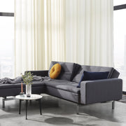 Dublexo Deluxe Sofa w/Arms, Stainless Steel - Molecule Design-Online 