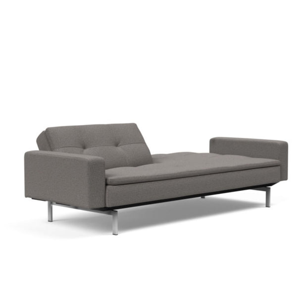 Dublexo Deluxe Sofa w/Arms, Stainless Steel - Molecule Design-Online 