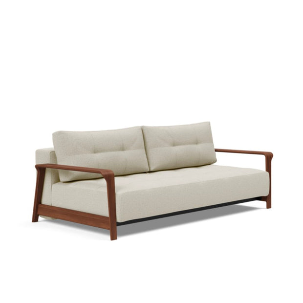 Ran D.E.L Sofa, Walnut Arms - (Queen) - Molecule Design-Online 