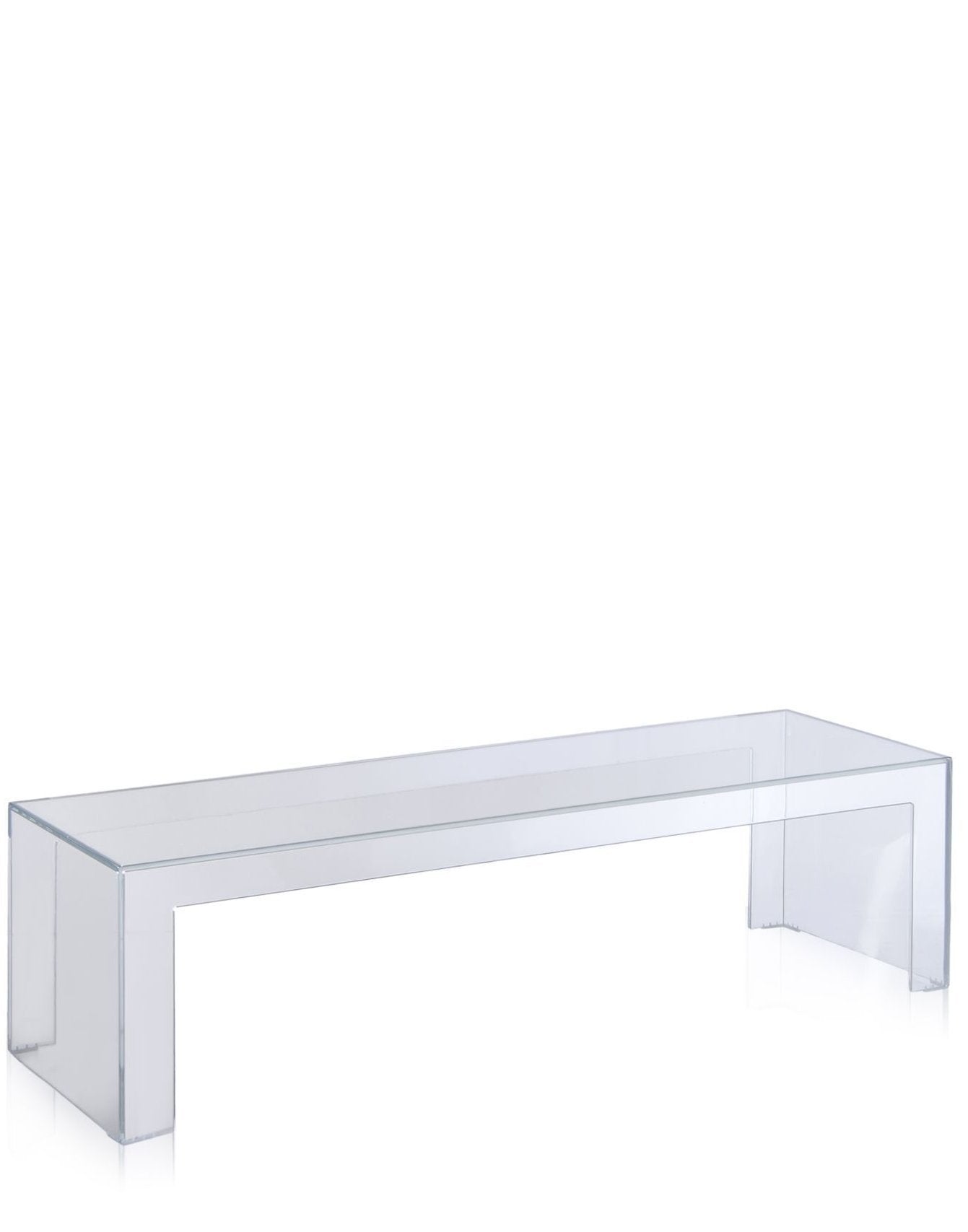 Tavolino Invisible Side Kartell Bianco